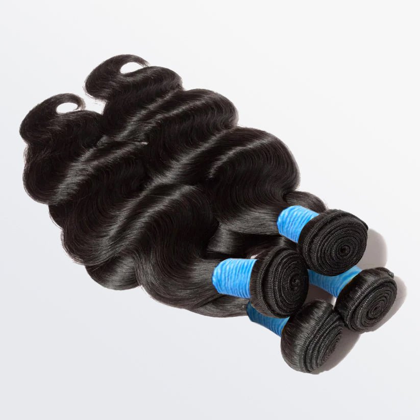 10 - 30 Inch Body Wavy Virgin Brazilian Hair 1B Natural Black - Lordess Beauty