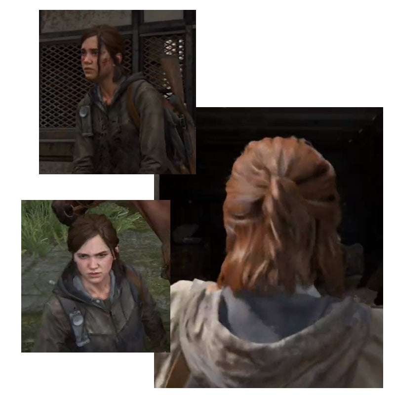 The Last of Us 2 Ellie Cosplay Wig – Authentic Brown Game-Inspired Style