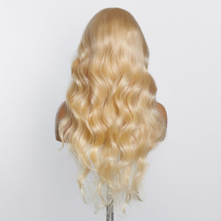 16 - 30 Inch Pre - Plucked 13"x4" 613 Body Wavy Lace Frontal Wigs 150% Density - 100% Human Hair - Lordess Beauty