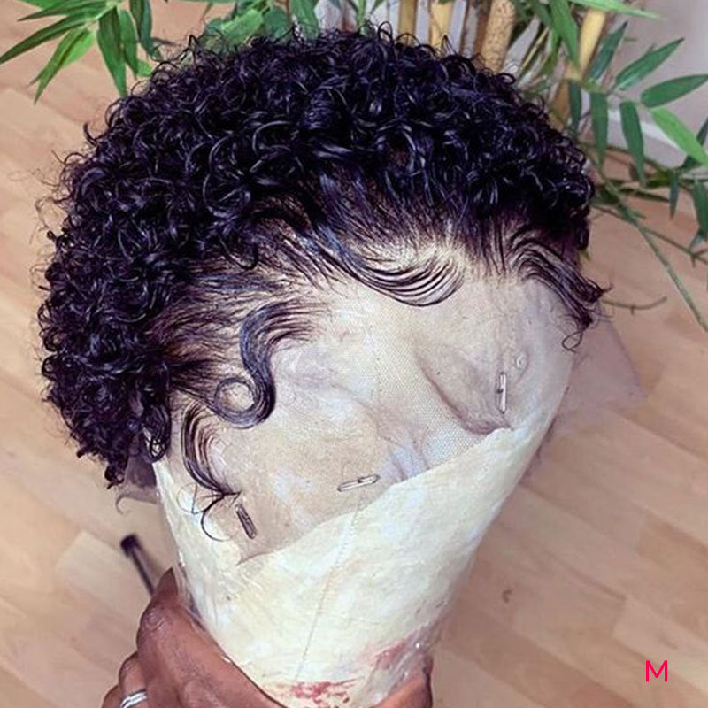 Short Curly Black Wig – Lightweight, Fluffy, and Stylish