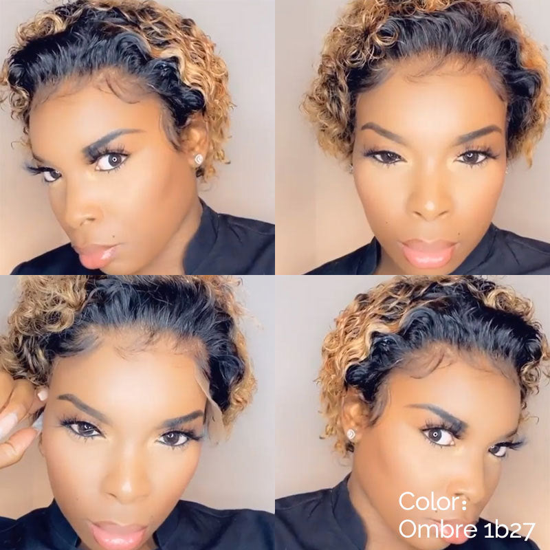 Short Curly Black Wig – Lightweight, Fluffy, and Stylish