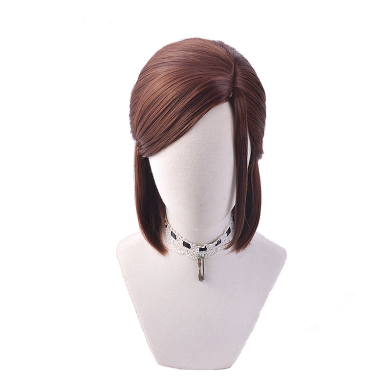 The Last of Us 2 Ellie Cosplay Wig – Authentic Brown Game-Inspired Style