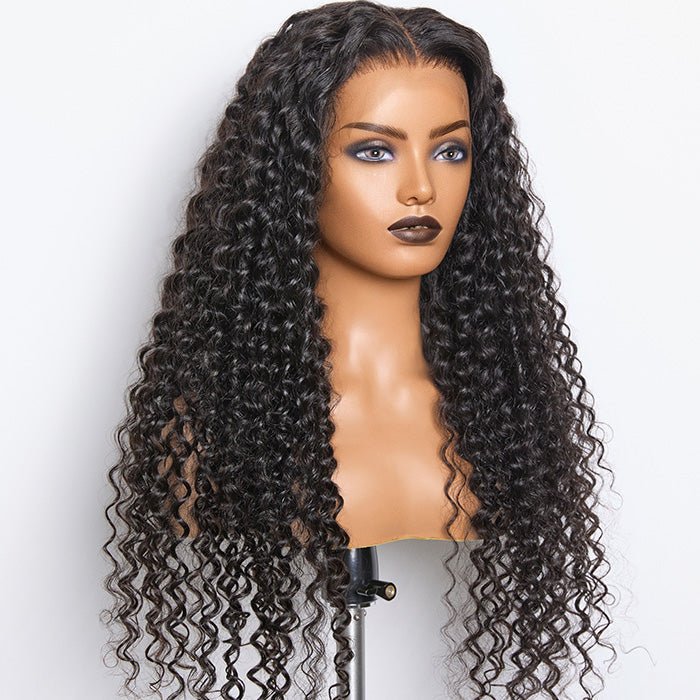 180% Density HD 13x4 Full Frontal Lace Wig Deep Wave - Lordess Beauty