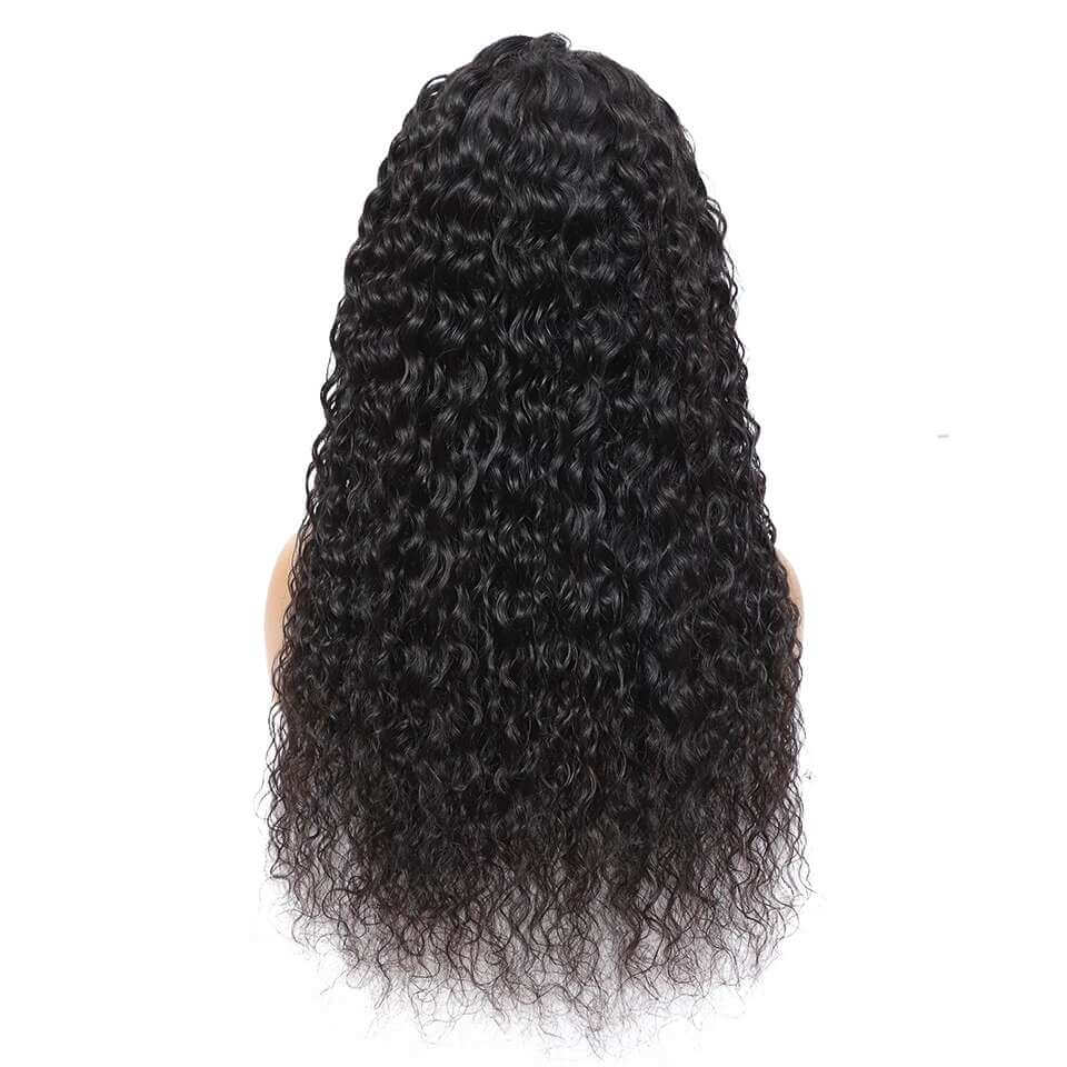 Human Hair 13x4 Full Lace Front Water Wave Wig