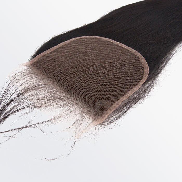 5x5 Straight Lace Closure 100% Virgin Hair | 1B Natural Black - Lordess Beauty