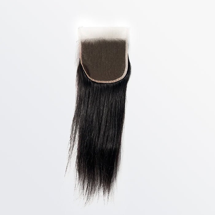 5x5 Straight Lace Closure 100% Virgin Hair | 1B Natural Black - Lordess Beauty