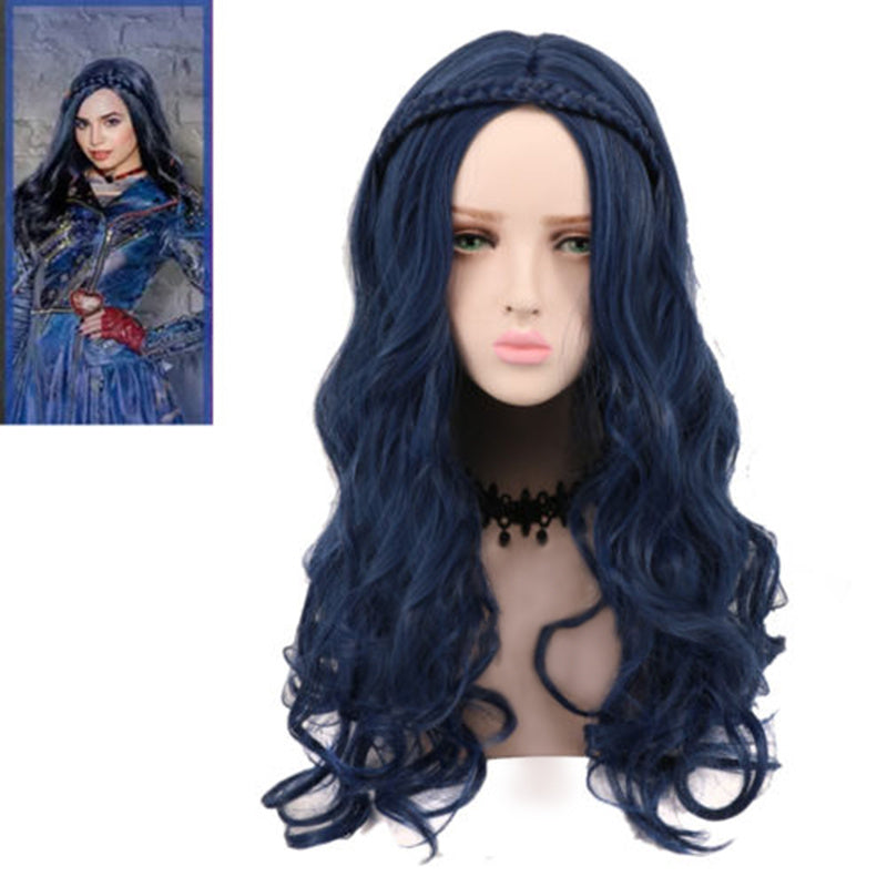 Evie-Inspired Wig from Descendants – 65cm with Matching 45cm Headband
