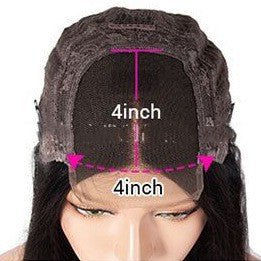 Golden Brown 4x4 Lace Closure Wig – Premium Human Hair