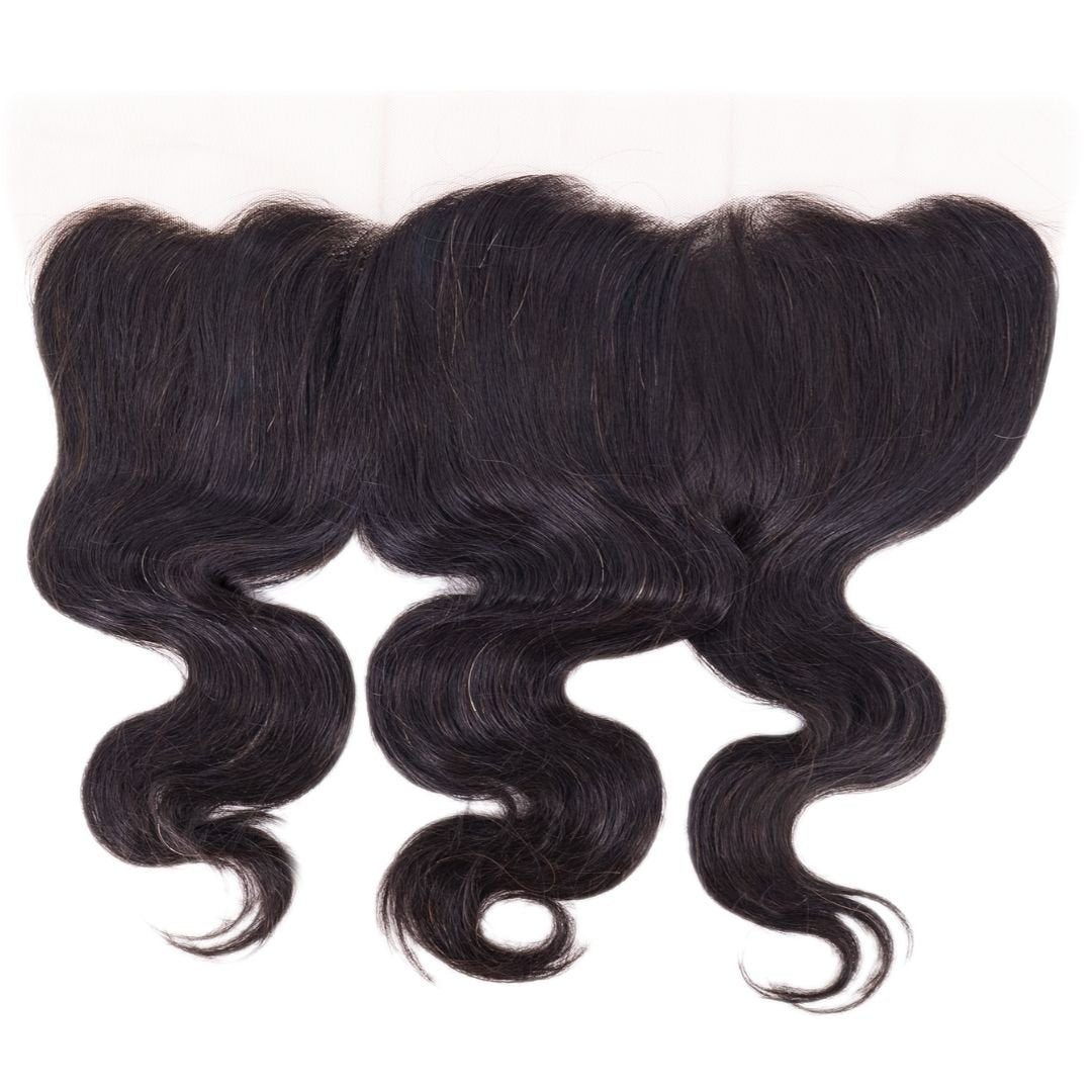Brazilian Body Wave Frontal 13x4 Transparent Lace - Lordess Beauty
