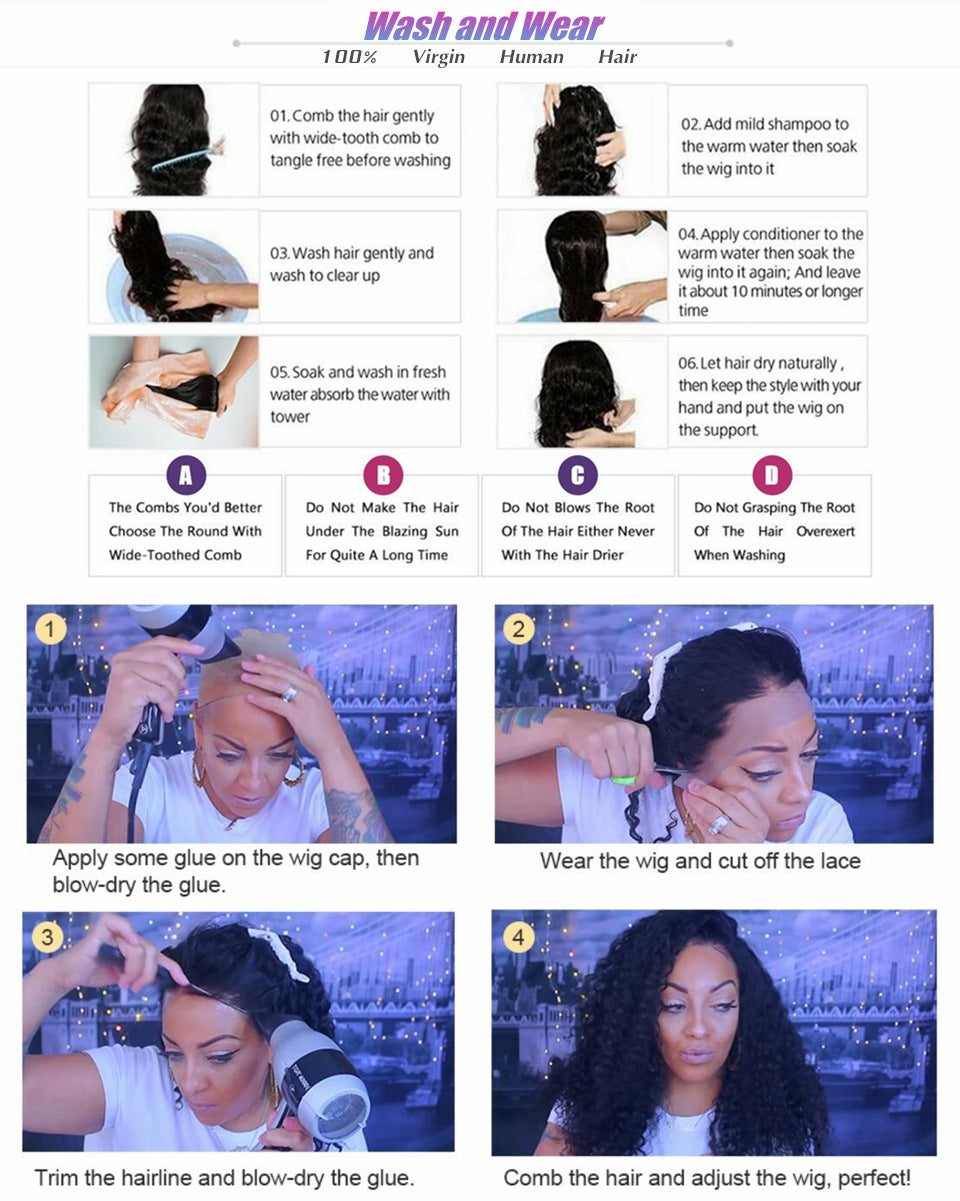 Lavender 13x4 Body Wave Lace Front Wig