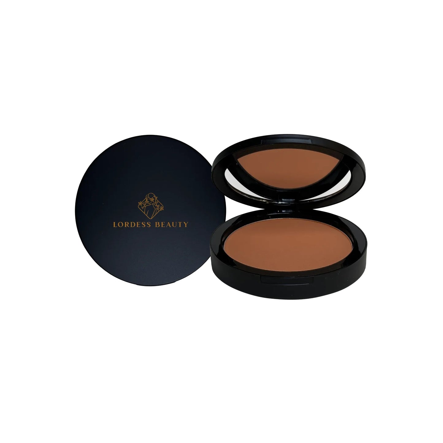 Dual Blend Powder Foundation - Cinnamon - Lordess Beauty