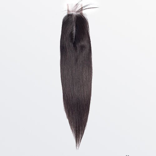 12 - 20 Inches 2" x 6" Upgrade Straight Transparent Lace Closure 1B Natural Black - Lordess Beauty