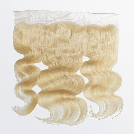 14 - 20 Inch 13" x 4" Body Wavy Free Parted 613 Frontal - Lordess Beauty
