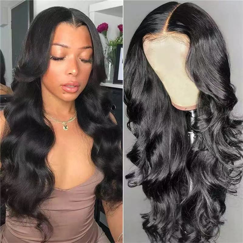 Exotic Long Curly Lace Front Wig – High-Temperature Fiber