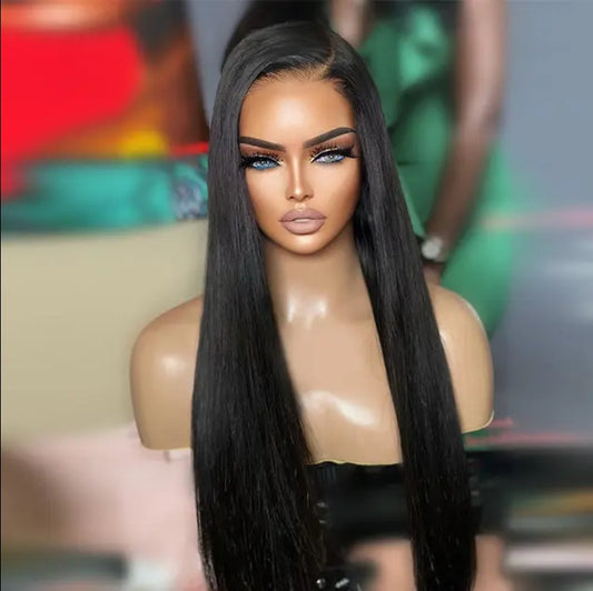 7x5 HD Lace Pre-Cut Straight Lace Front Brazilian Wig – Silky Straight Remy Hair