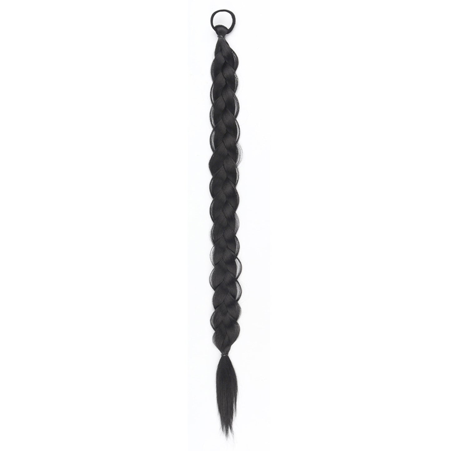Sleek 24-Inch Braided Ponytail Extension – Heat-Styling Friendly
