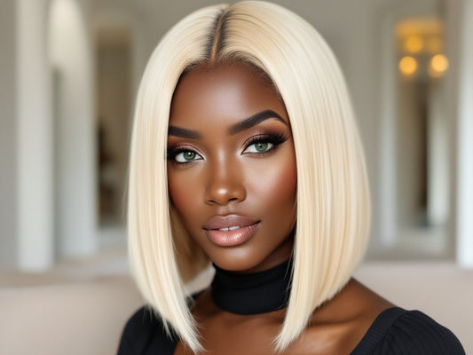 Blonde Straight Bob Wig