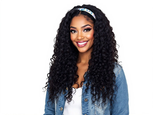 Deep Wave Headband Wig