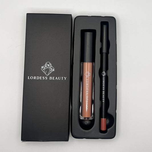 Nude Beauty Duo: Liquid Lipstick & Lip Liner Set