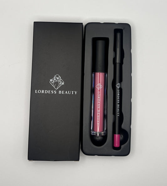 Magenta Duo: Liquid Lipstick & Lip Liner Set