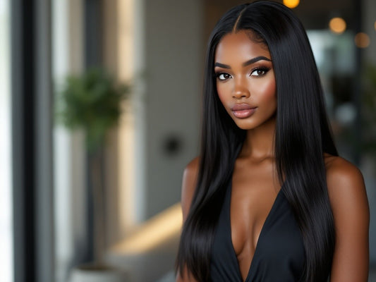 Straight 13x4 Transparent Lace Front Wig