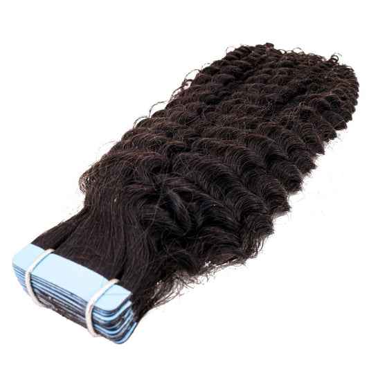 Afro Textured Curly Tape - In Extensions - Lordess Beauty