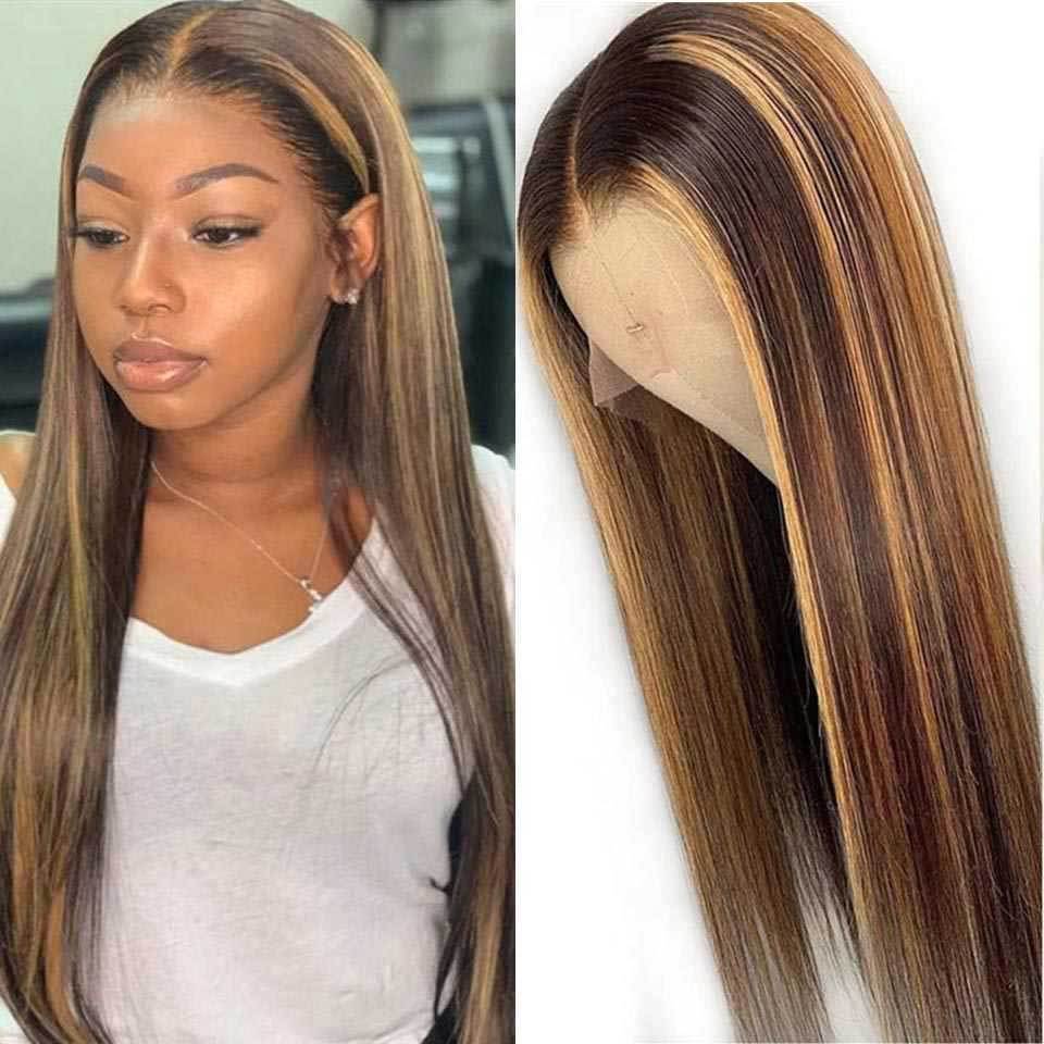 4/27 T-Shaped & Lace Front Human Hair Wig – Versatile Bangs & Multiple Densities