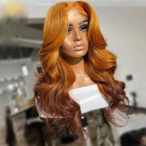 Golden Brown 4x4 Lace Closure Wig – Premium Human Hair