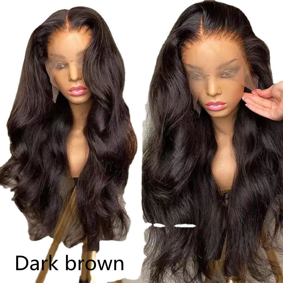 Exotic Long Curly Lace Front Wig – High-Temperature Fiber