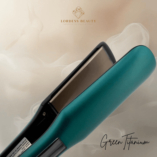 Green Titanium Flat Iron - Lordess Beauty