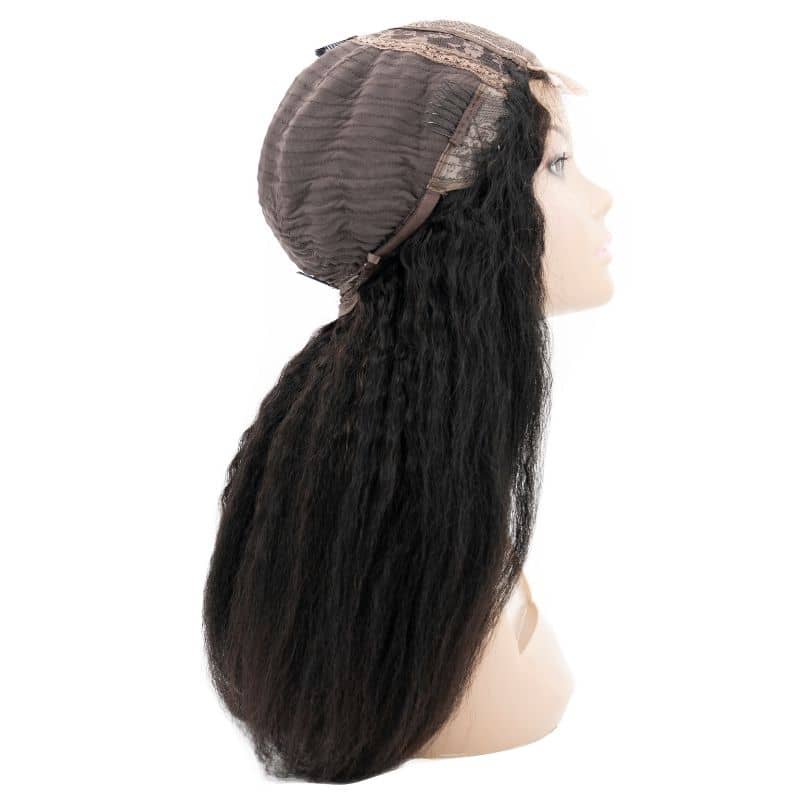 Kinky Straight 4x4 Transparent Closure Wig - Lordess Beauty